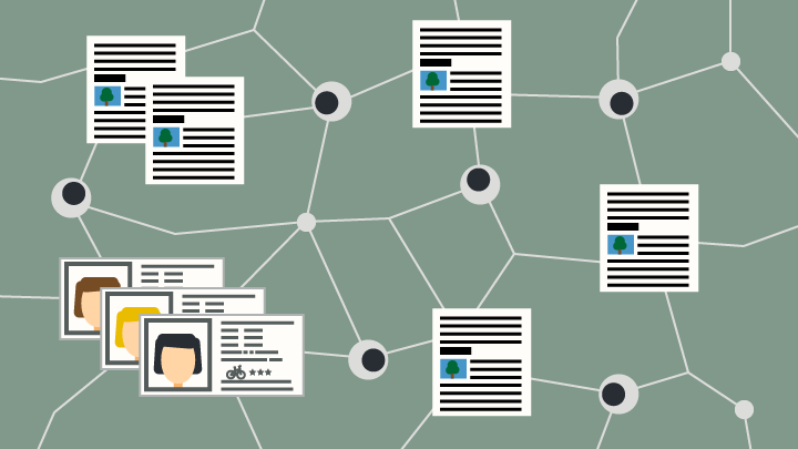 Networked information illustration